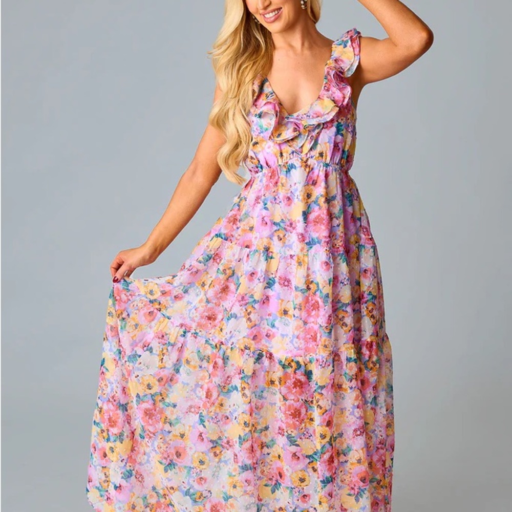 BL Buffy Floral Maxi Dress